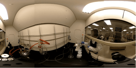 360 Camera View Inside Fume Hood